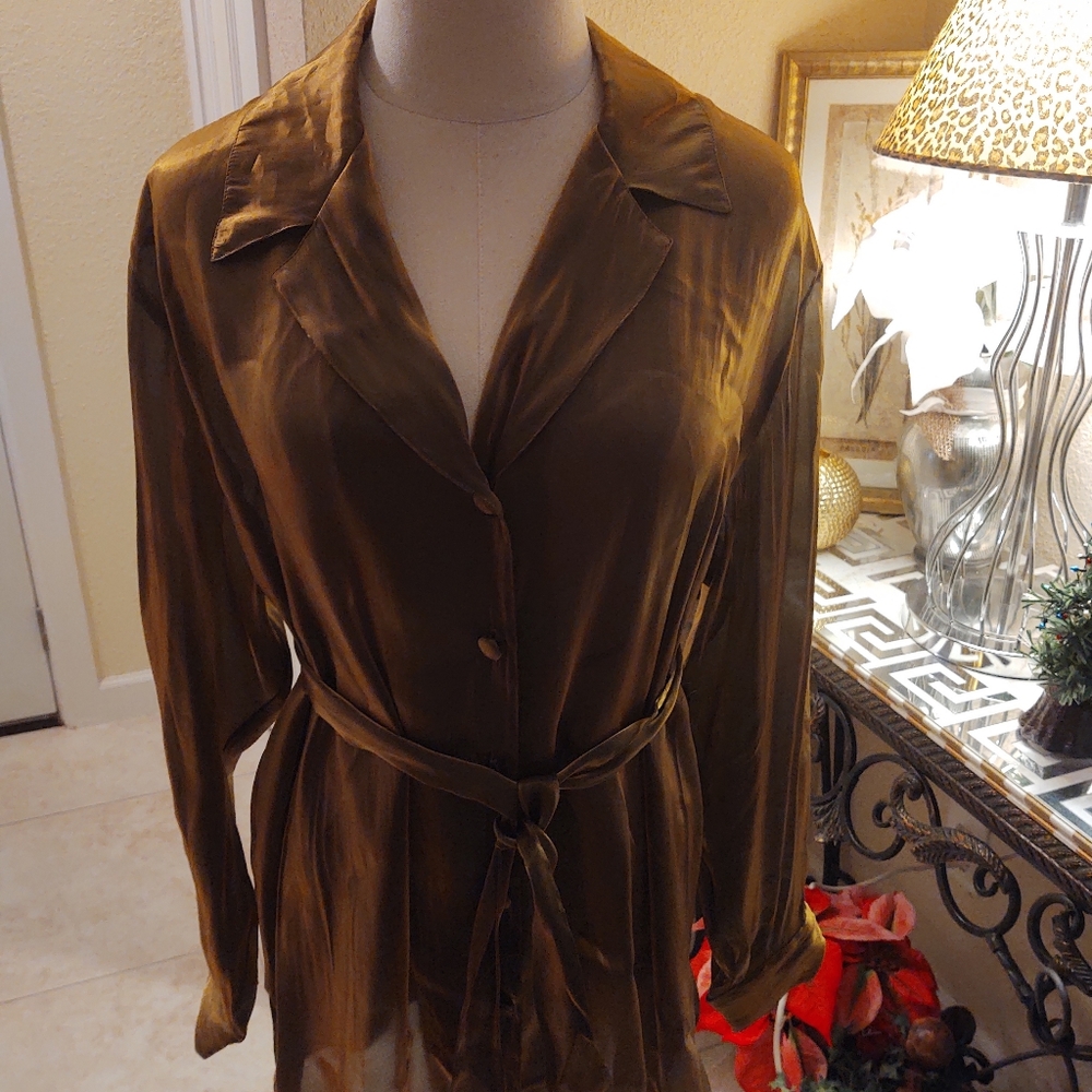 Venus Tunic Gold top with sash